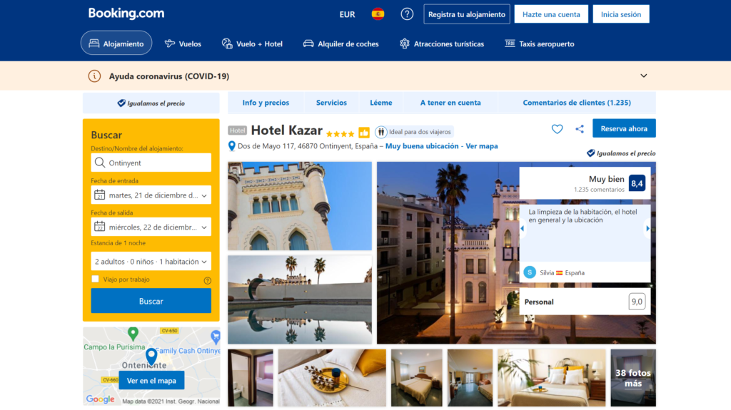 Booking